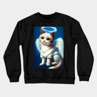 Angel Cat Crewneck Sweatshirt